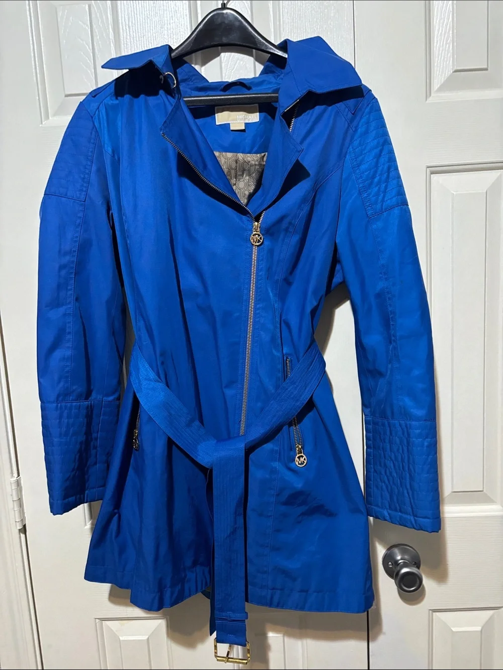 Michael Kors Royal Blue Trench Coat